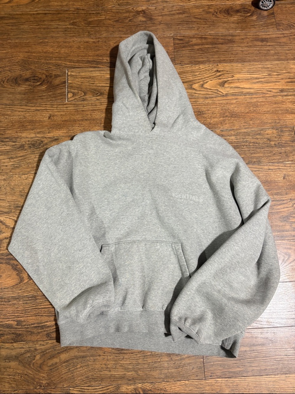 Essentials Light Gray Pullover Hoodie